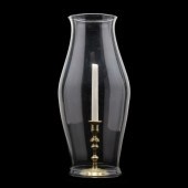 QUEEN ANNE BRASS CANDLESTICK A