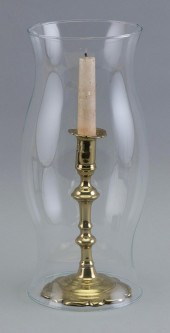 QUEEN ANNE BRASS CANDLESTICK C