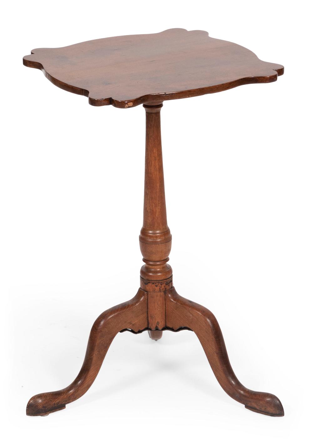 QUEEN ANNE CANDLESTAND CONNECTICUT,