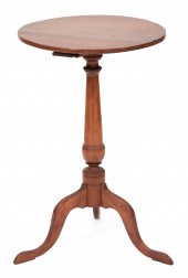 QUEEN ANNE CANDLESTAND LATE 18