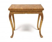 QUEEN ANNE CARVED GILTWOOD MAR