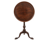 QUEEN ANNE CHERRY CANDLESTAND<