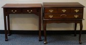 QUEEN ANNE CHERRY FINISH LOWBO