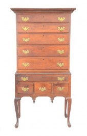QUEEN ANNE CHERRY HIGH CHEST I