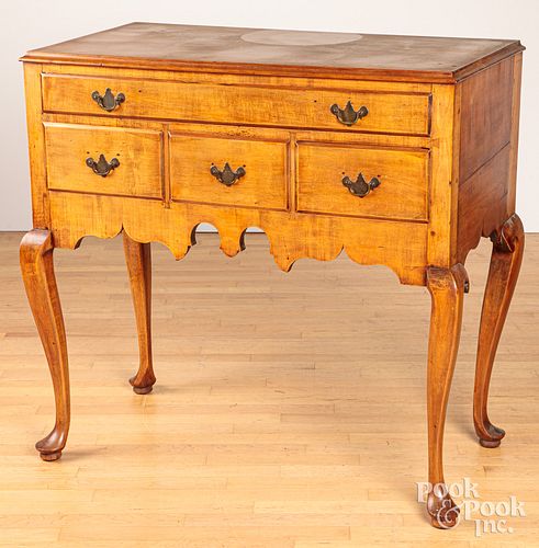 QUEEN ANNE CHERRY HIGH CHEST OF