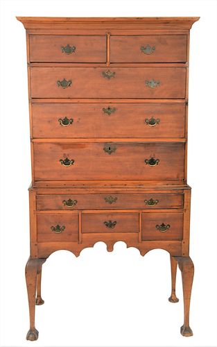 QUEEN ANNE CHERRY HIGHBOYQueen Anne
