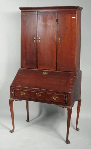 QUEEN ANNE CHERRY SECRETARY DESK ON