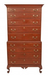 QUEEN ANNE CHEST-ON-CHEST ATTR