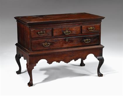 Queen Anne chest on frame   