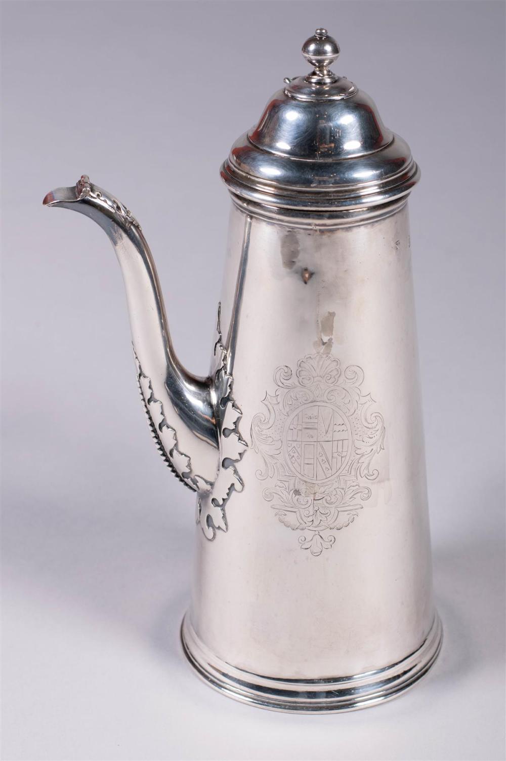 QUEEN ANNE CRESTED SILVER CHOCOLATE