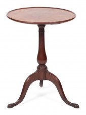 QUEEN ANNE DISH-TOP CANDLESTAN