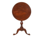 QUEEN ANNE DISH TOP CANDLESTAN