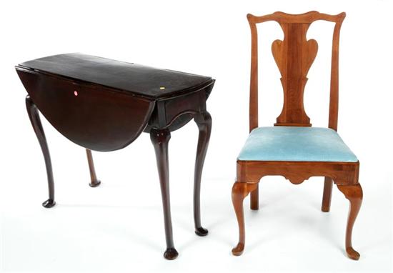 QUEEN ANNE DROP LEAF TABLE AND
