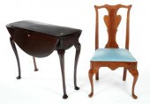 QUEEN ANNE DROP LEAF TABLE AND