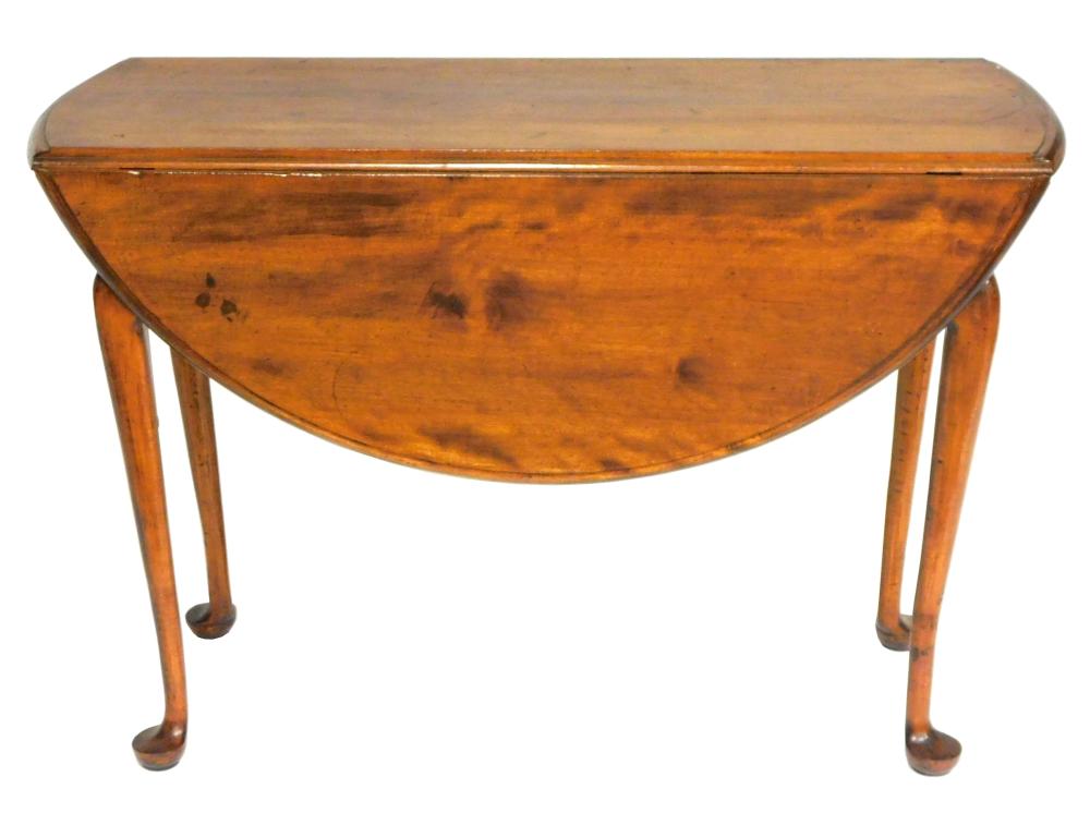 QUEEN ANNE DROP LEAF TABLE, 18TH