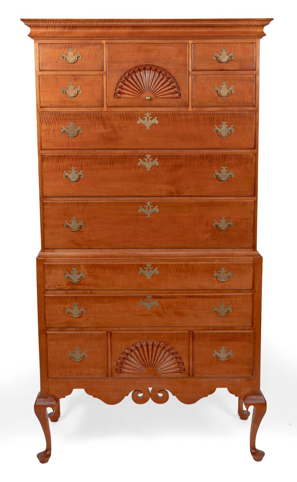 QUEEN ANNE DUNLAP-STYLE TWO-PART