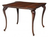 QUEEN ANNE FIGURED INLAID WALN