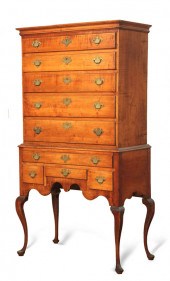 QUEEN ANNE HIGH CHEST OF DRAWE