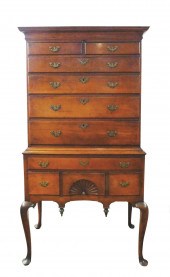 QUEEN ANNE HIGH CHEST OR HIGHB