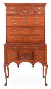 QUEEN ANNE HIGHBOY CIRCA 1790