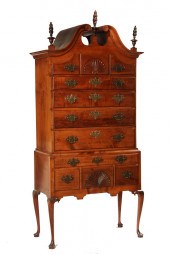 QUEEN ANNE HIGHBOY DRESSER - P