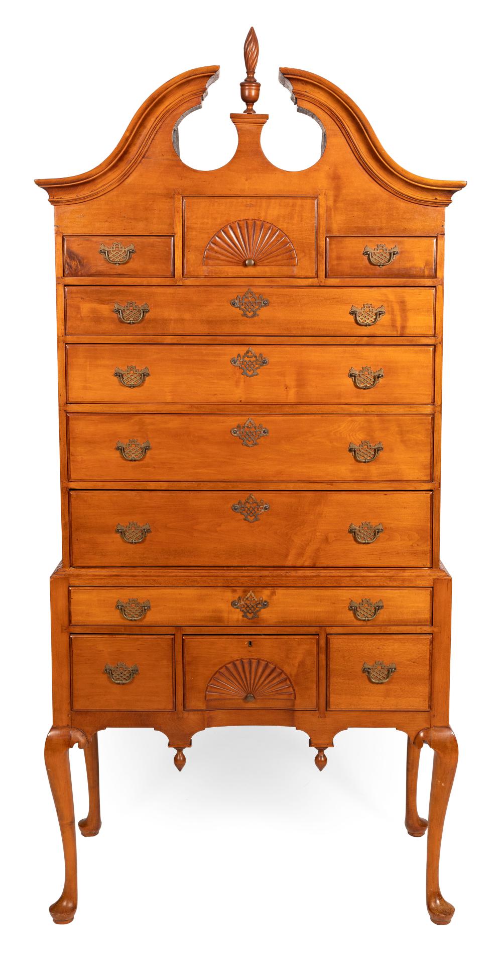 QUEEN ANNE HIGHBOY MASSACHUSETTS,