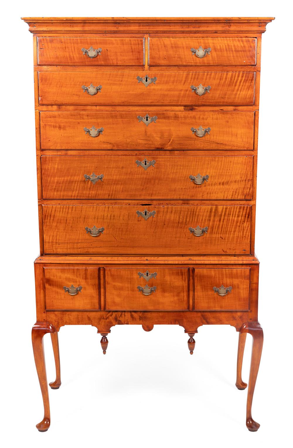 QUEEN ANNE HIGHBOY NEW ENGLAND,