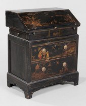 Queen Anne Japanned Slant-Fron