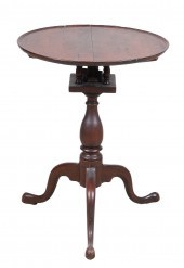 Queen Anne mahogany birdcage c
