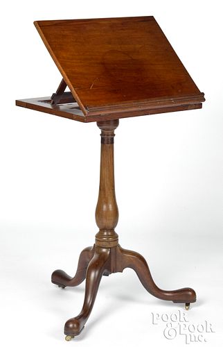 QUEEN ANNE MAHOGANY BOOKSTAND,