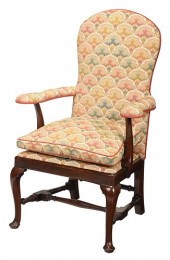 QUEEN ANNE MAHOGANY FLAME STIT