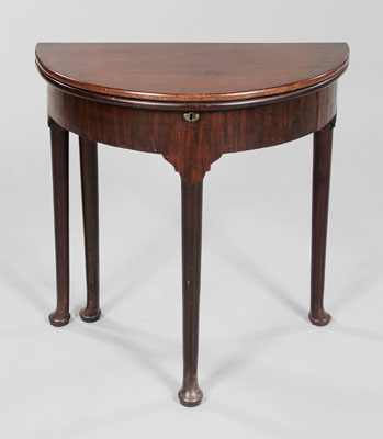 Queen Anne Mahogany Games Table