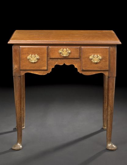 Queen Anne Mahogany Lowboy,  late