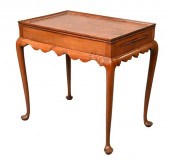 QUEEN ANNE MAHOGANY TEA TABLE,