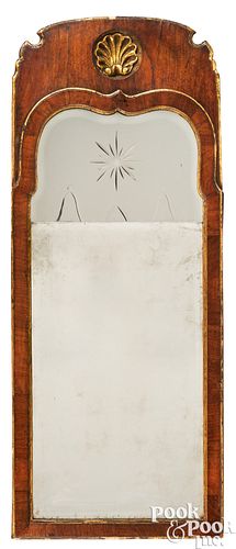 QUEEN ANNE MAHOGANY VENEER