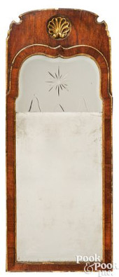 QUEEN ANNE MAHOGANY VENEER LOO