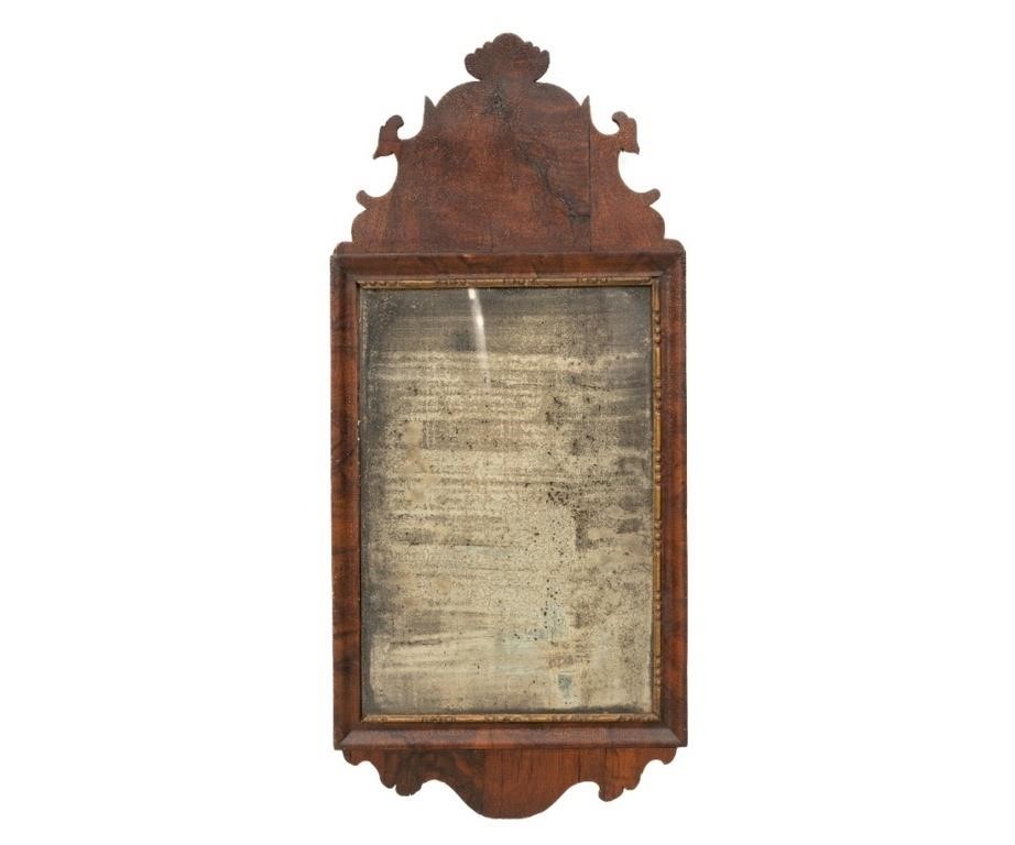 Queen Anne mahogany veneered