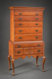 QUEEN ANNE MAPLE FLAT TOP HIGH