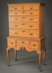 QUEEN ANNE MAPLE FLAT-TOP HIGH