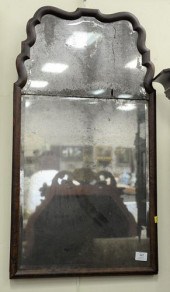 QUEEN ANNE MIRROR IN 2 PARTS,
