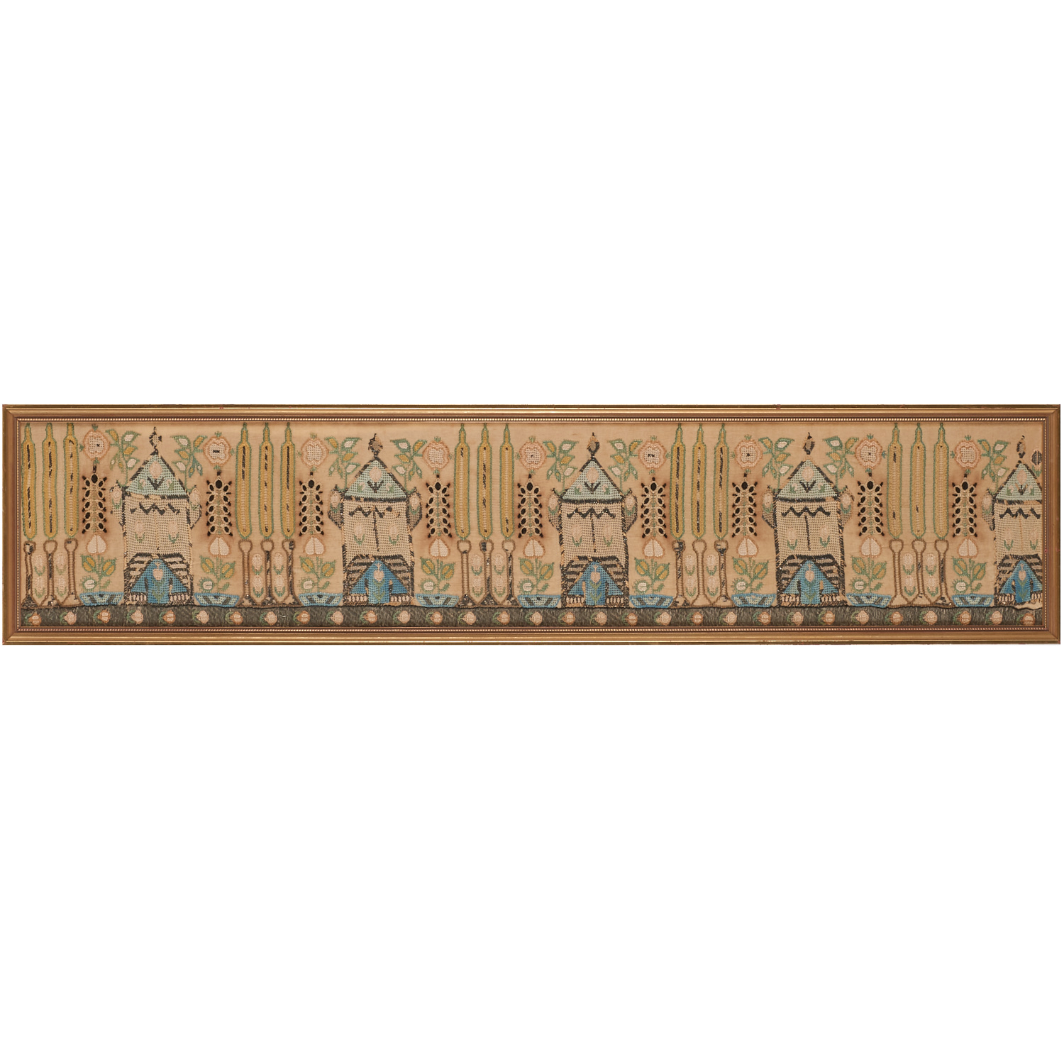 QUEEN ANNE NEEDLEWORK PANEL 18th