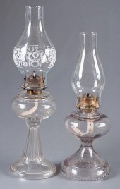 QUEEN ANNE OIL LAMP & OTHER, T
