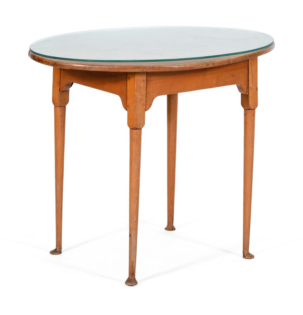 QUEEN ANNE OVAL-TOP TAVERN TABLE