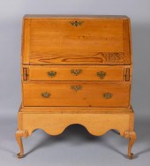 QUEEN ANNE PINE SLANT FRONT BU