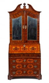 QUEEN ANNE SECRETARY BOOKCASEQ