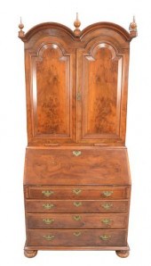 QUEEN ANNE SECRETARY DESK WITH