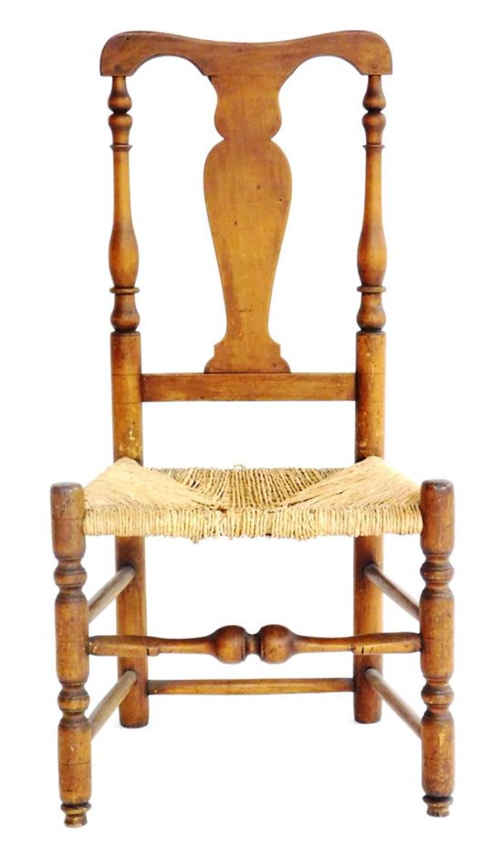 QUEEN ANNE SIDE CHAIR, CONNECTICUT,