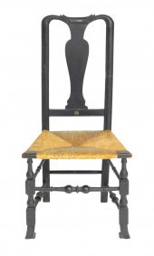 QUEEN ANNE SIDE CHAIR, MAPLE W