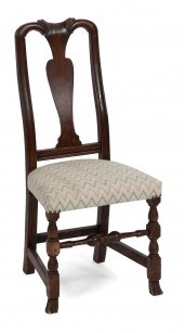 QUEEN ANNE SIDE CHAIR NEW ENGL