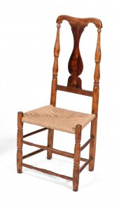 QUEEN ANNE SIDE CHAIR NEW ENGL